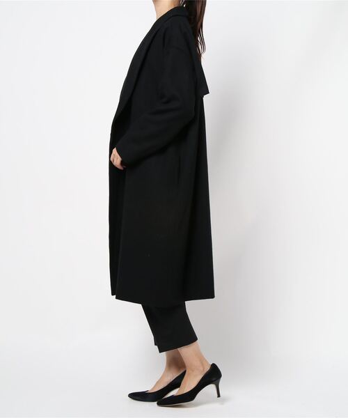 mizuiroind（ミズイロインド）の「ショールカラーワイドロングコート