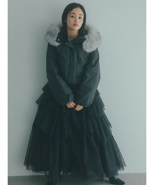 セール】【WEB限定カラーあり】西川フードファーショートダウン