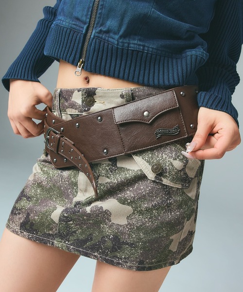 STUDDED THICK BELT（ベルト）｜X-girl（エックスガール）の