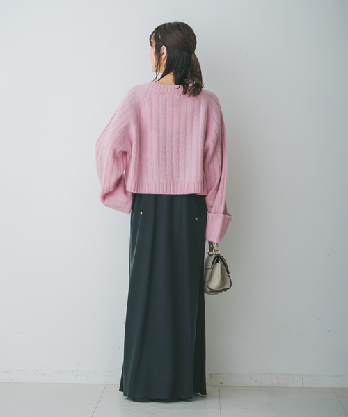 Noble（ノーブル）の「YAK/ヤク ワイドリブニットプルオーバー（ニット