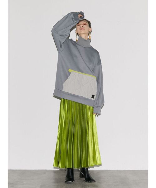 UN3D. キルティングドッキングスウェット UN3D.（アンスリード）の