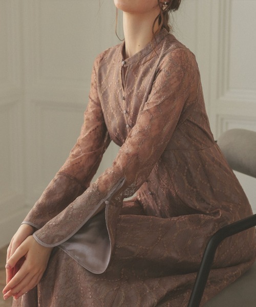 ロングスリーブレースドレス（ドレス）｜Dorry Doll（ドリードール）の