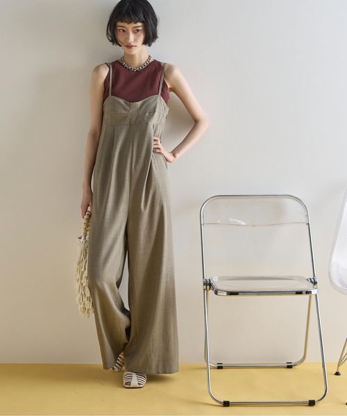 THE YOn（ザヨン）の「コルセットデザインキャミサロペット