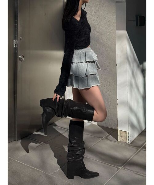 EMODA（エモダ）の「ポインテッドカバーブーツ（ブーツ）」 - WEAR