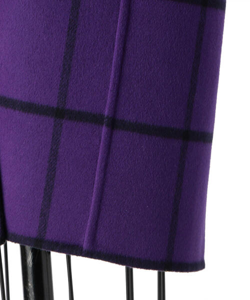 Drawer（ドゥロワー）の「Drawer ダブルフェイスリバーチェックコート