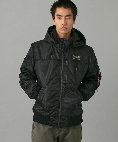Alpha Industries（アルファインダストリーズ）の「フーデッドリブ