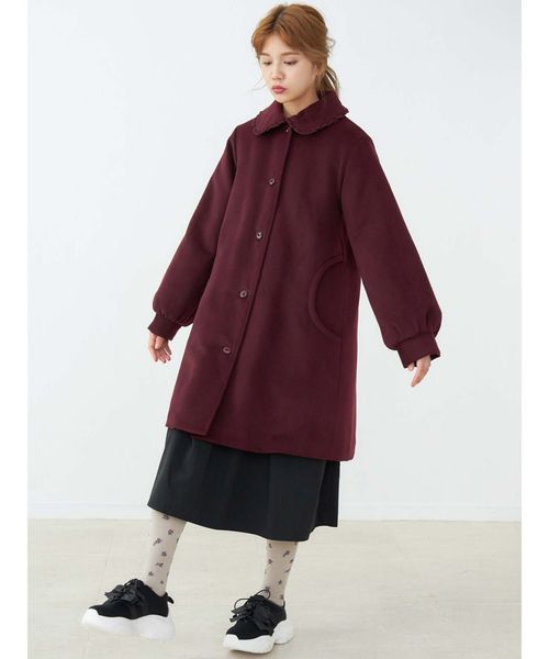 merry jenny（メリージェニー）の「フリルカラーAラインコート（その他