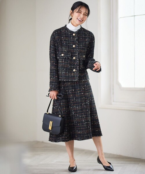 23区（ニジュウサンク）の「GIOLICA カラーミックスツイード