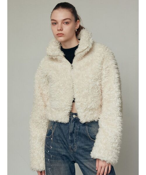 セール】シングルミニボアブルゾン（ブルゾン）｜EMODA（エモダ）の