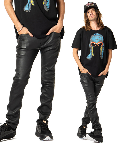 glamb（グラム）の「Keith leather pants / キースレザーパンツ