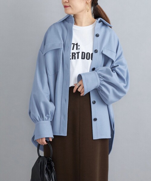 SHIPS（シップス）の「ウールシャツジャケット◇（その他アウター