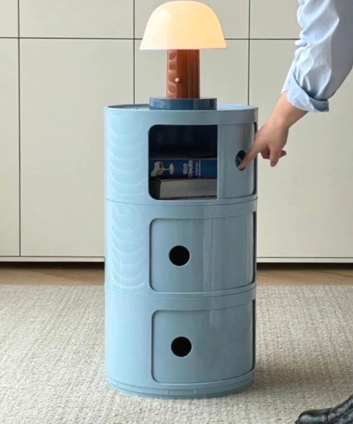 コンテンポラリーオープン収納チェスト3段（家具）｜Made in I（メイド