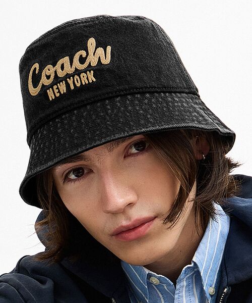 COACH（コーチ）の「シグネチャー ジャカード バケット ハット（ハット