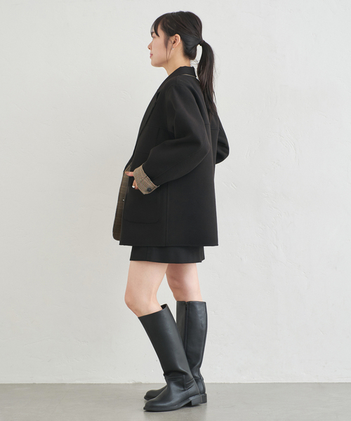 リバーシブルオーバーダブルジャケット（その他アウター）｜U by