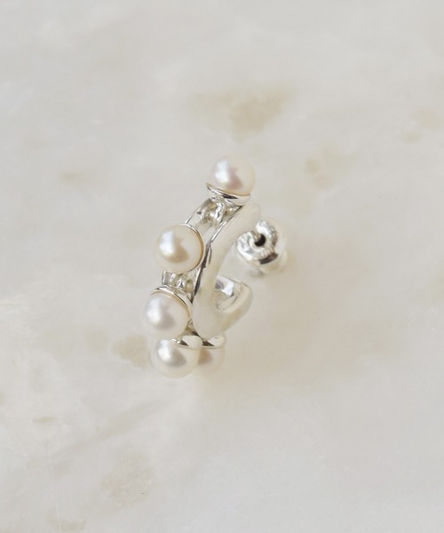 パールフープピアス（ピアス（片耳用））｜e.m.（イーエム）の