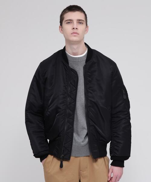 AVIREX（アヴィレックス）の「MA-1 BLACK / ブラック / AVIREX