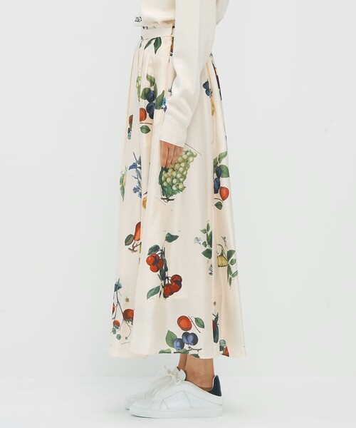 caban（キャバン）の「シルク HARVEST ロングスカート（スカート