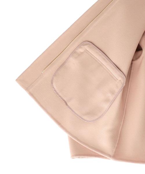 Drawer（ドゥロワー）の「Drawer ケヌキノーカラーフリルジャケット