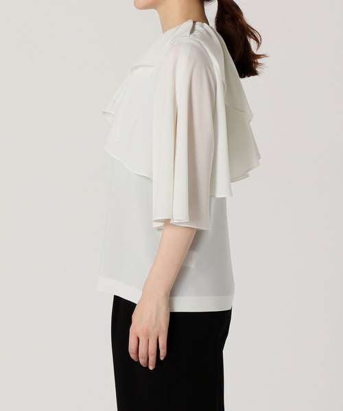 VERMEIL par ienaTAC/E クロスケープブラウス