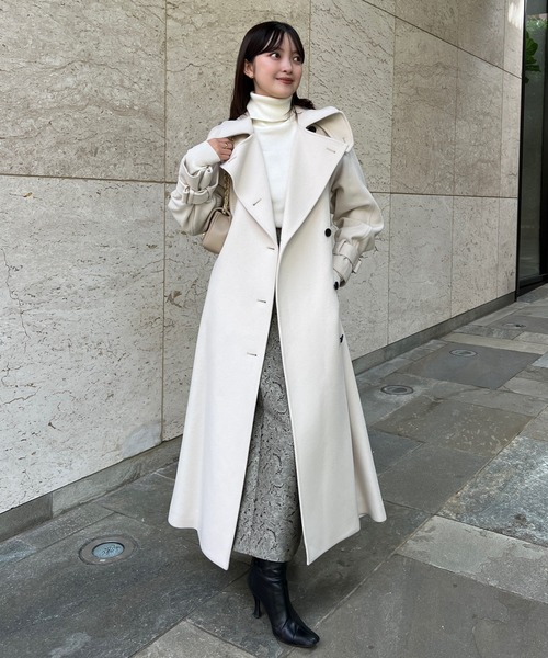 anuans（アニュアンス）の「ウールトレンチコート（トレンチコート