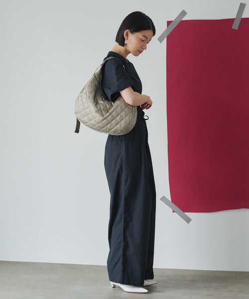 russet（ラシット）の「キルティングラウンドビッグショルダーバッグ