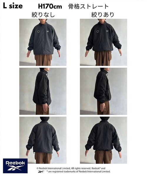 Reebok】リバーシブルブルゾン（ブルゾン）｜Reebok（リーボック）の