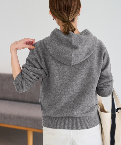 ≪追加≫圧縮ウールフードプルオーバー（ニット/セーター）｜FRAMeWORK