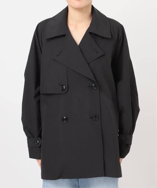 新色あり/追加4/洗濯機洗い可》ポプリンオーバーショートコート