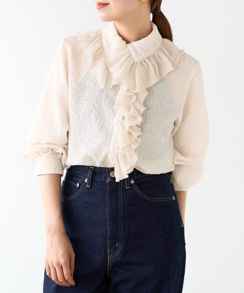 IENA（イエナ）の「ボリュームカラーブラウス（シャツ/ブラウス）」 - WEAR