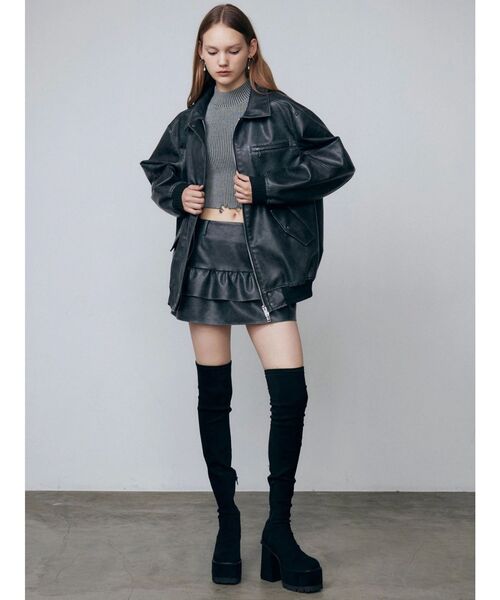 セール】スクエアフィットロングブーツ（ブーツ）｜EMODA（エモダ）の