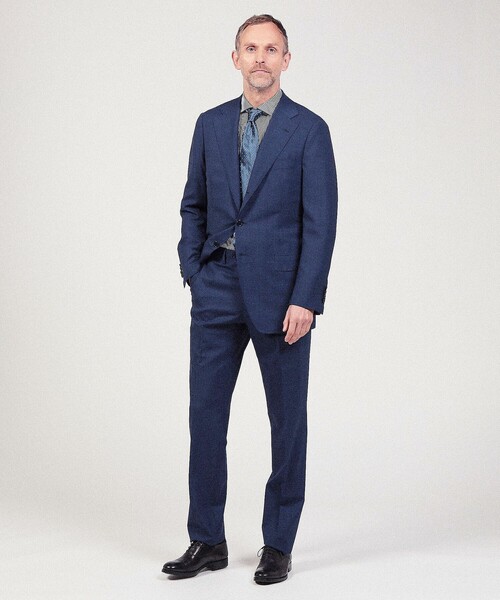 セール】ウール シングルブレステッド3Bスーツ Ermenezild Zegna