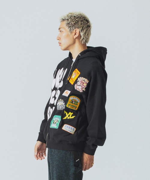XLARGE（エクストララージ）の「MULTI LOGO ZIP UP HOODED SWEATSHIRT