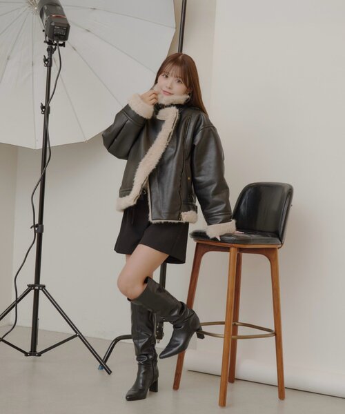 Chico（チコ）の「【ゆっぴコラボ企画】ファーライダースショート