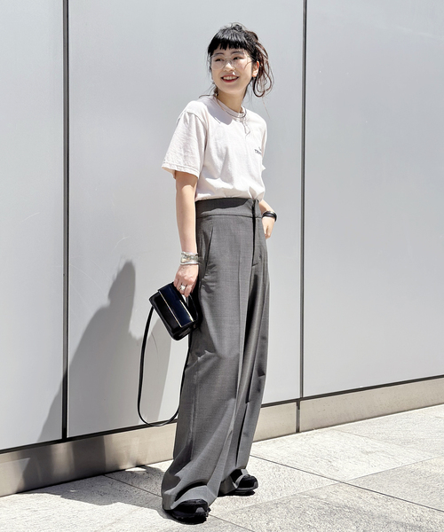 グレーワイドスラックス（スラックス）｜AP STUDIO（エーピー