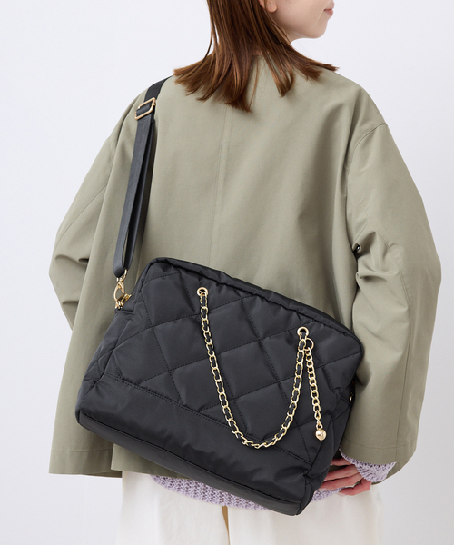 OUTDOOR/アウトドア SLOBE別注 キルティング2WAYショルダーバッグ