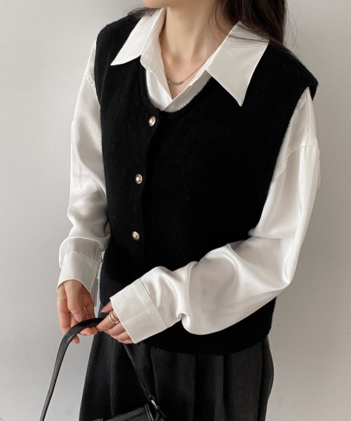 MAISON DE THERESE（メゾン ド テレーズ）の「ノースリーブニット