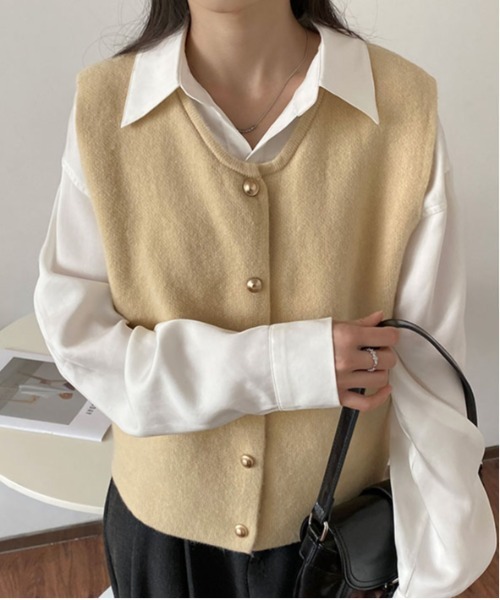 MAISON DE THERESE（メゾン ド テレーズ）の「ノースリーブニット