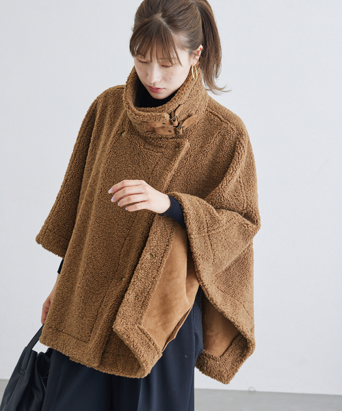 FRAMeWORK（フレームワーク）の「ボアポンチョコート（ブルゾン）」 - WEAR