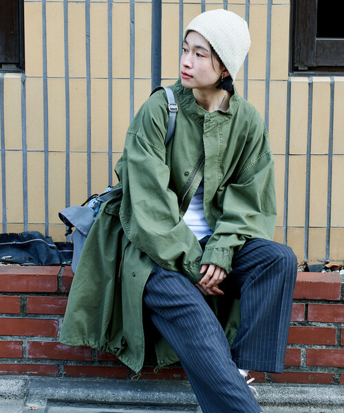 M-65 フェード加工 ロング モッズコート（モッズコート）｜FREAK'S