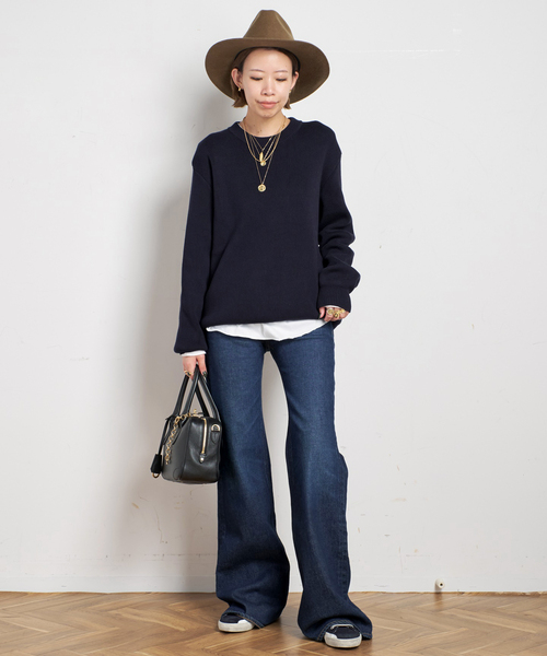 追加2New round tail T-sh（Tシャツ/カットソー）｜AP STUDIO