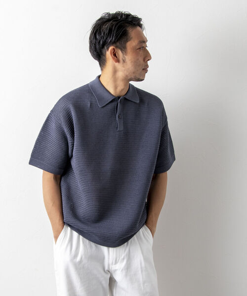 BATONER（バトナー）の「【BATONER/バトナー】THE SUMMER KNIT POLO