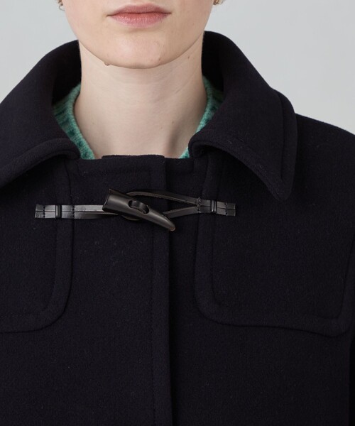 セール】ウールナイロンメルトン ダッフルショートコート（ダッフル