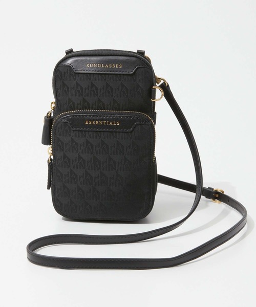 セール】ANYA HINDMARCH AH Logo Nylon in Black アニヤハインドマーチ