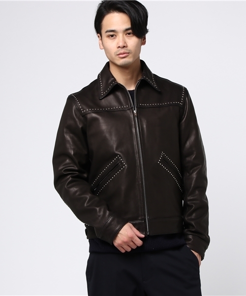 HYSTERIC GLAMOUR（ヒステリックグラマー）の「ゴートレザースタッズ付