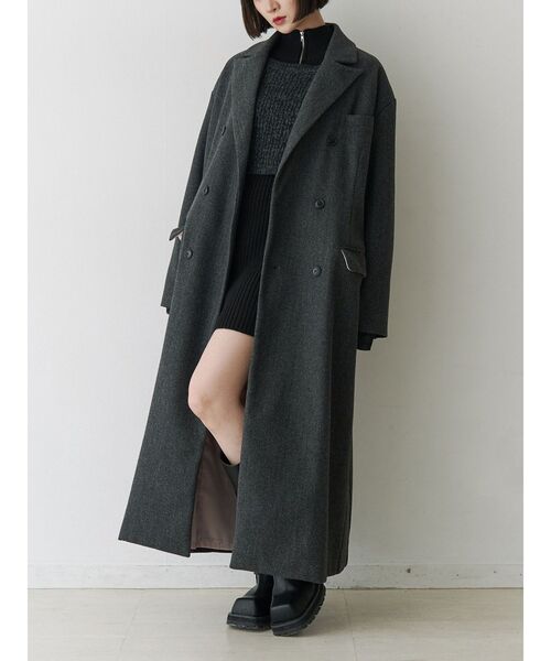 jouetie（ジュエティ）の「ダブルブレストロングコート（チェスター