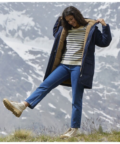 PETIT BATEAU（プチバトー）の「フード付きミリタリージャケット