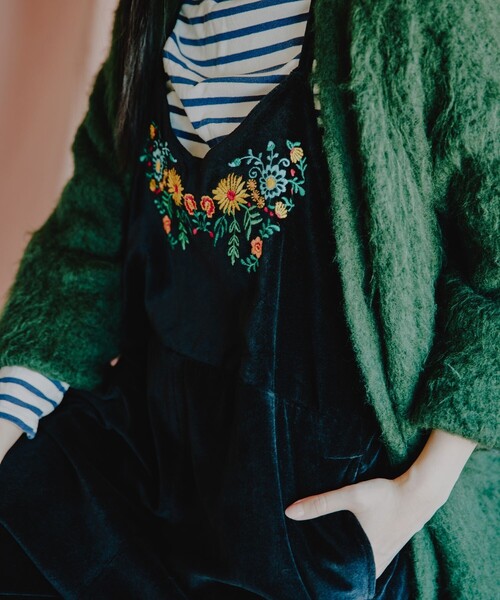 Freada（フリーダ）の「インドベロア刺繍サロペット（サロペット