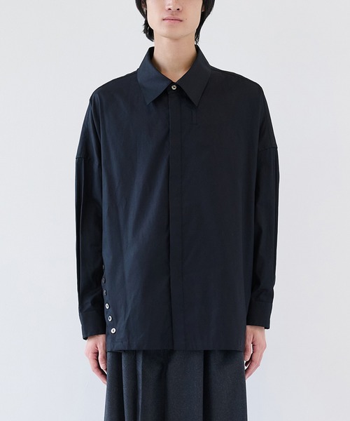 SHAREEF】アシンメトリービッグシャツ（シャツ/ブラウス）｜SHAREEF