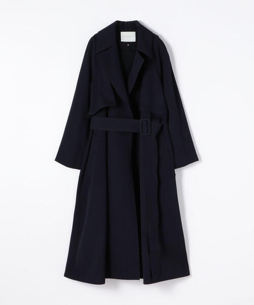 ウールギャバジン ガウンコート（トレンチコート）｜TOMORROWLAND