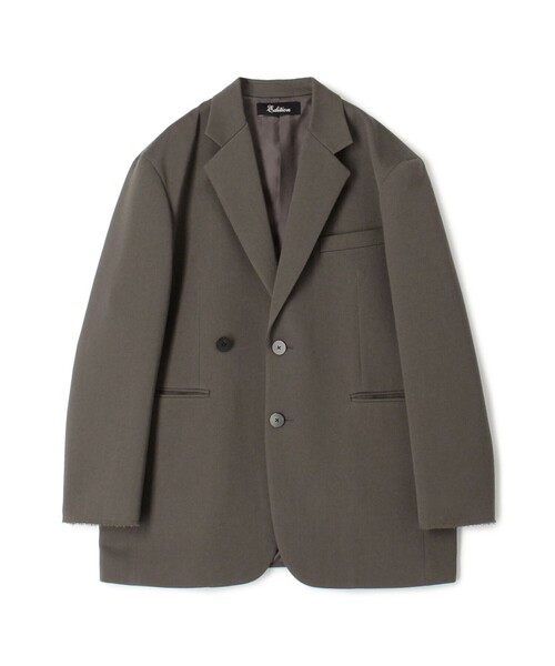 セール】ウールサテン オーバーサイズドジャケット（テーラード